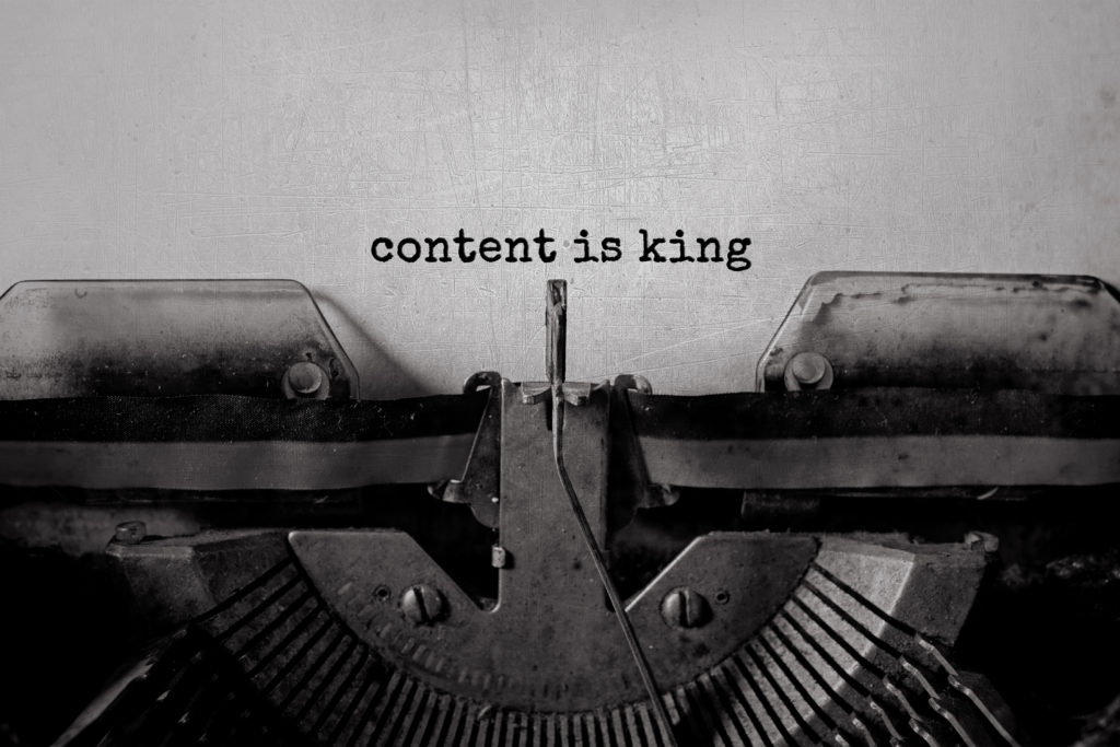 content is king medium
